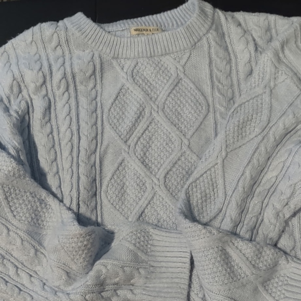 Blue cotton soft sweeter for winter